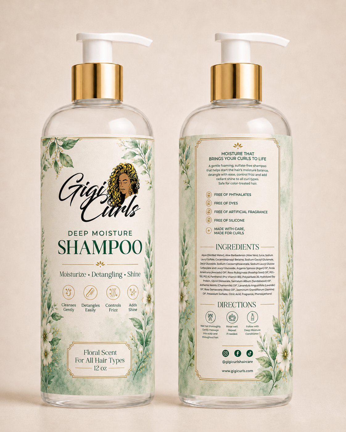 Deep Moisture Shampoo (floral)