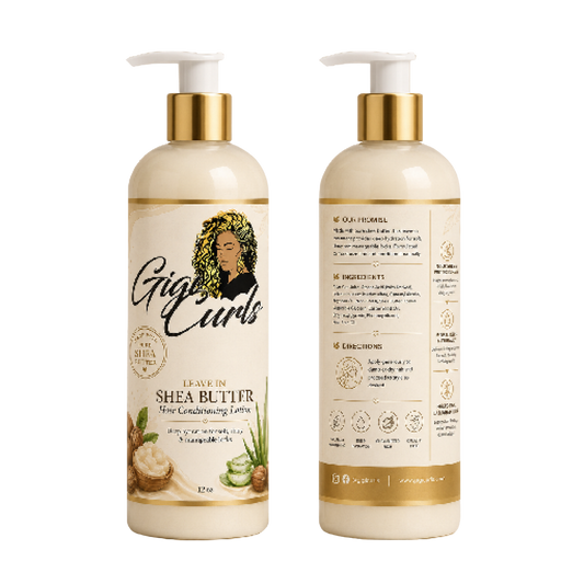 Leave In shea butter hair conditioning lotion