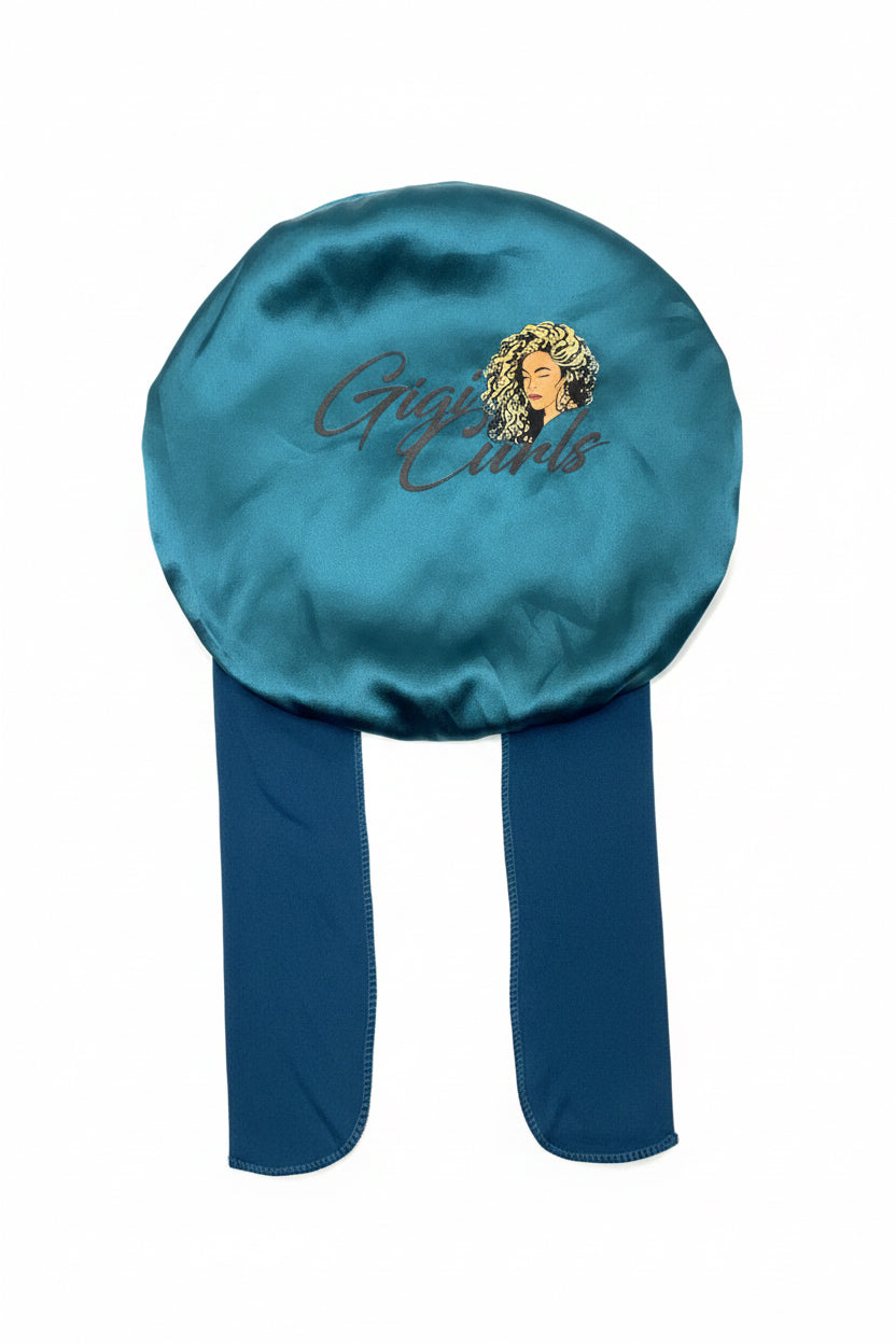 Children Elastic Ribbon Satin Bonnet