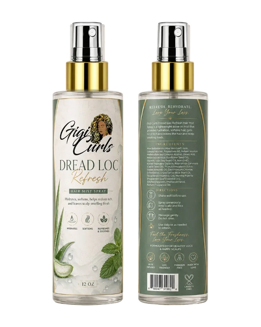 Dread loc refresh hair mist spray