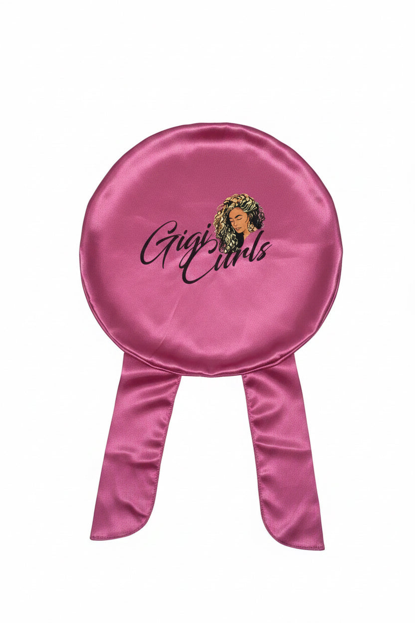 Children Elastic Ribbon Satin Bonnet