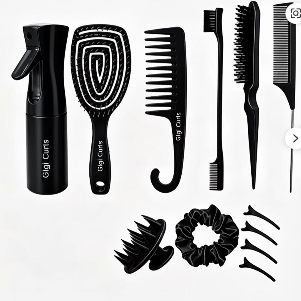 12-Piece Hair Styling & Detangling Tool Kit