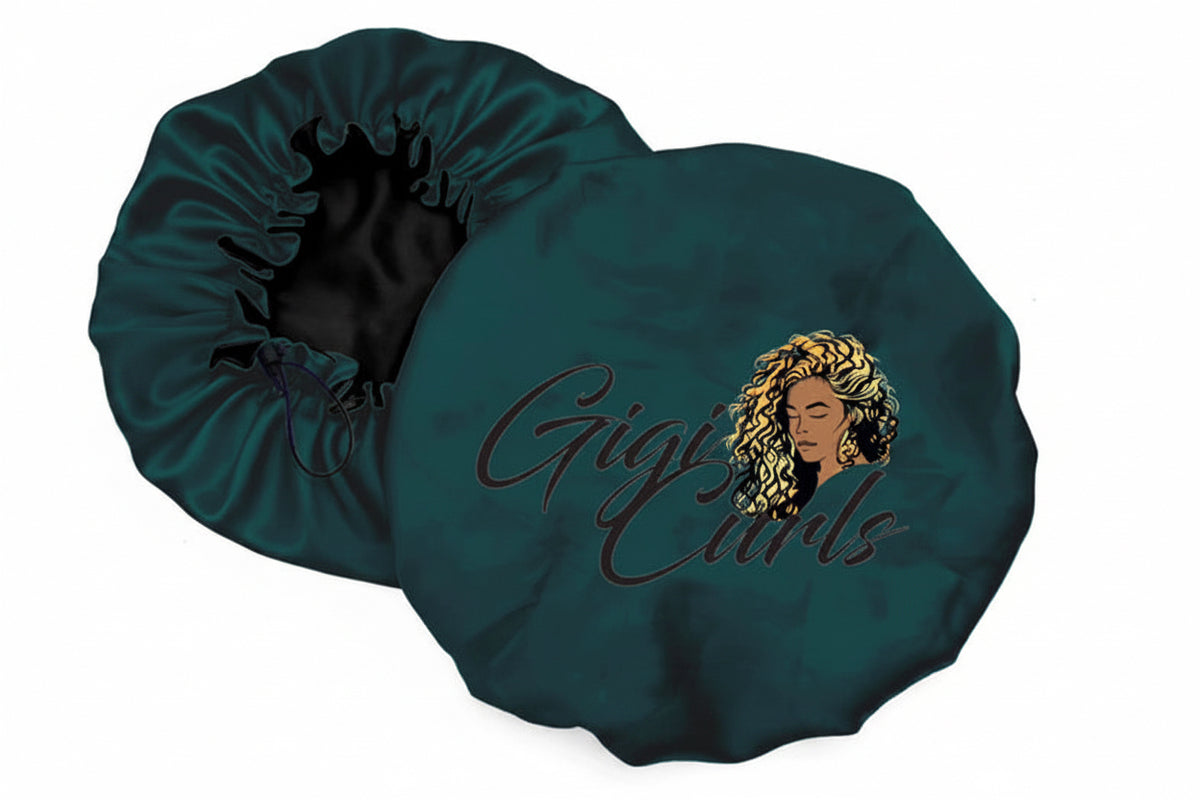 Drawstring Satin Hair Bonnet