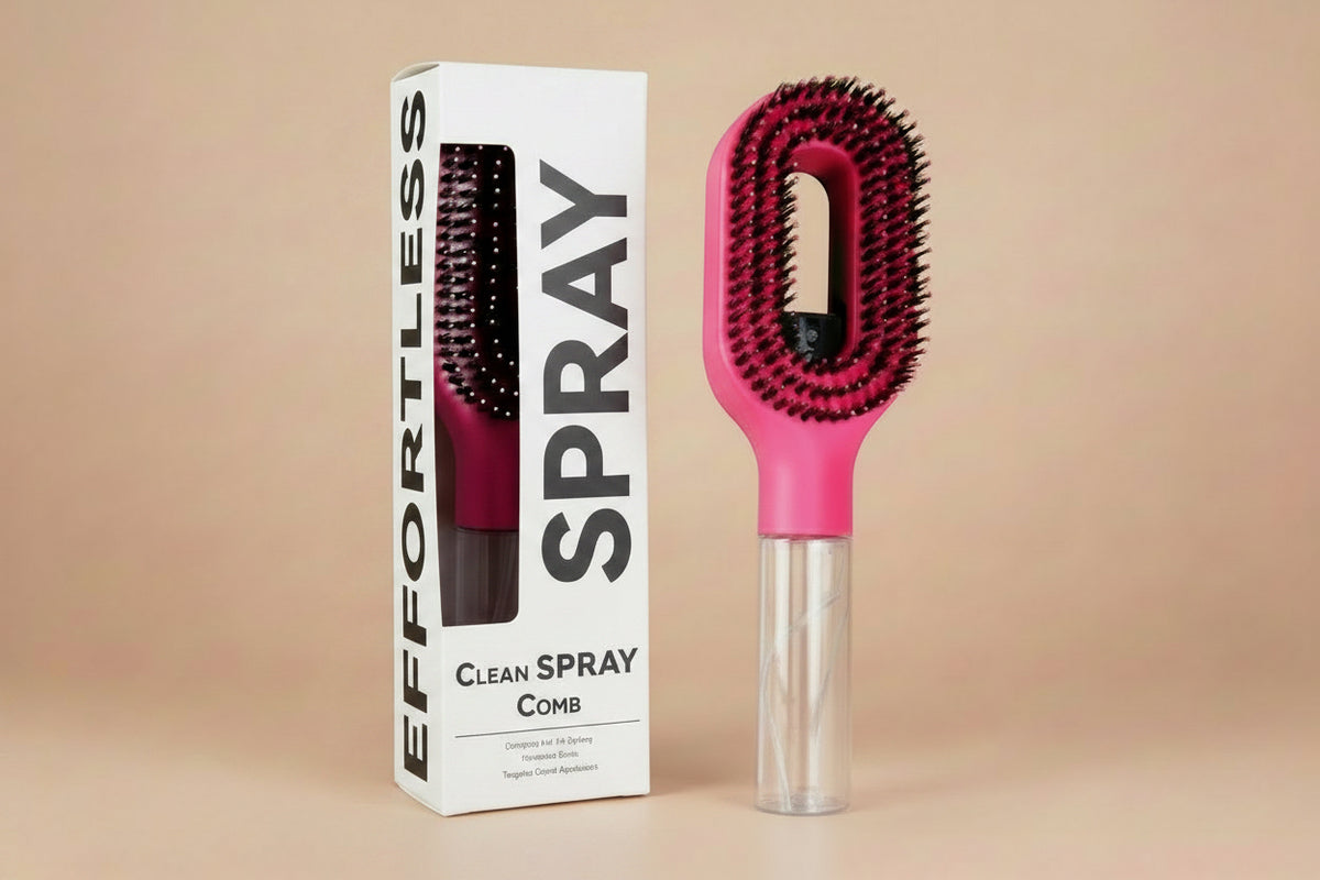 Spray Detangle Hair Brush