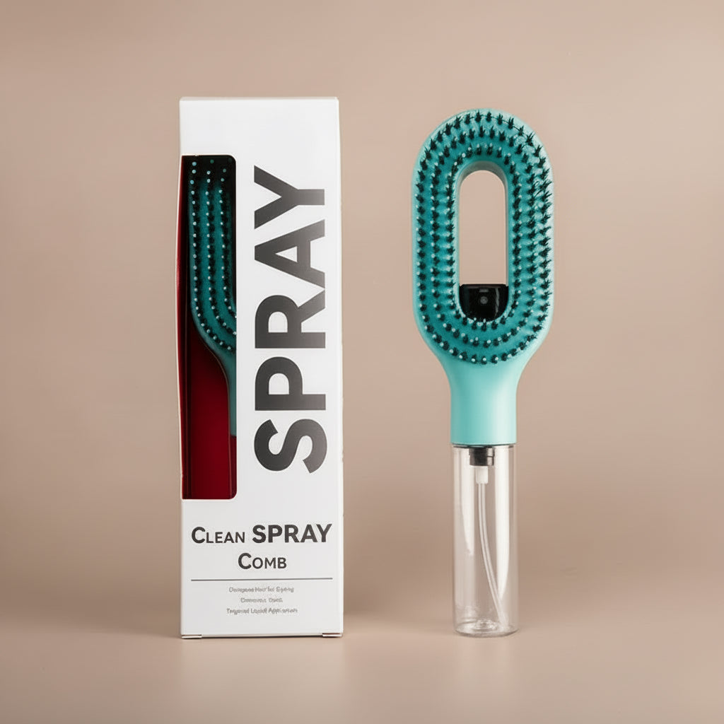 Spray Detangle Hair Brush