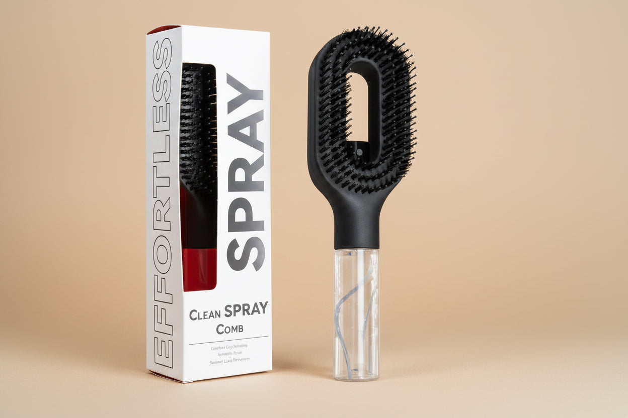 Spray Detangle Hair Brush