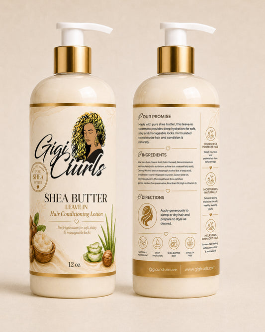 Leave In shea butter hair conditioning lotion