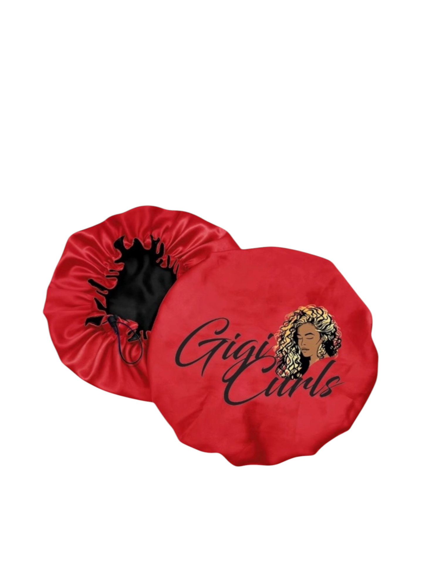 Drawstring Satin Hair Bonnet